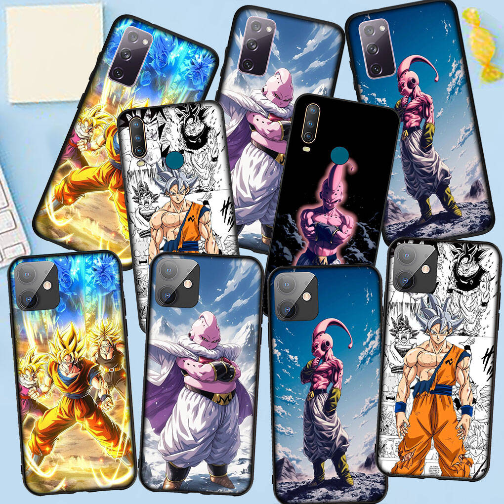 Case for Samsung Galaxy S25 S23 S24 Ultra FE Plus A05 A06 A15 A16 A36 A37 A35 A54 A55 A56 A57 A25 A26 A53 Majin Buu Silicone Dragon Gokus Ball Cover