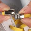 1 Pair Shoelace Metal Buckle Magnetic Lazy Shoe Lace Buckle Lock Shoe Laces Clip No Tie Lock for Sneakers Kids Adult