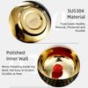 Double Layer Children's Insulated Bowl Hammer Pattern Stainless Steel Soup Bowl  Home Use