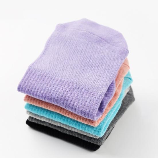 1 Pair Unisex Floor Socks Anti-slip Silicone Bottom Mid-tube No Odor Thickened Warm