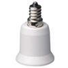 Heat Resistant No E12 To E26 Fire Hazard / E27 Adapter Bulb Socket