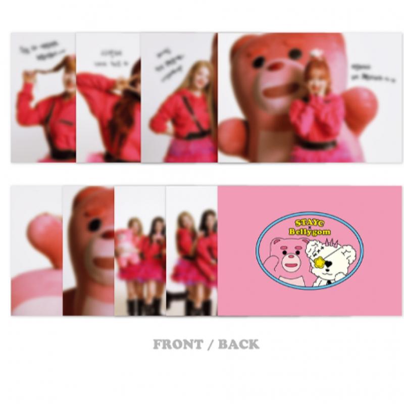 Stayc 02 Мини-набор постеров Stayc Teddy Bear Pop Up House Md