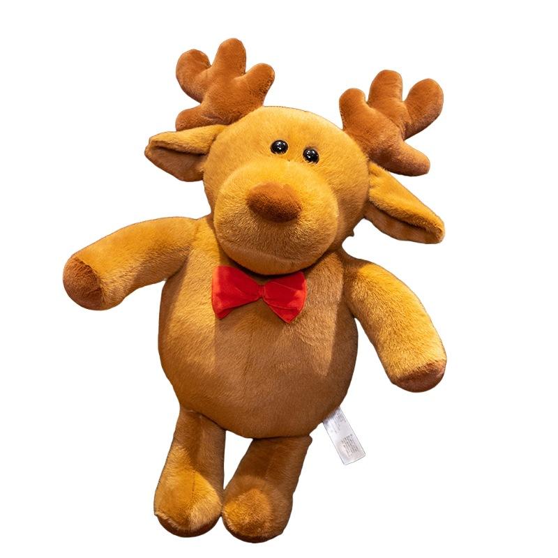 Cute Christmas Elk Doll Plush Toy Deer Sika Deer Doll Children'S Soothing Ragdoll Christmas Gift
