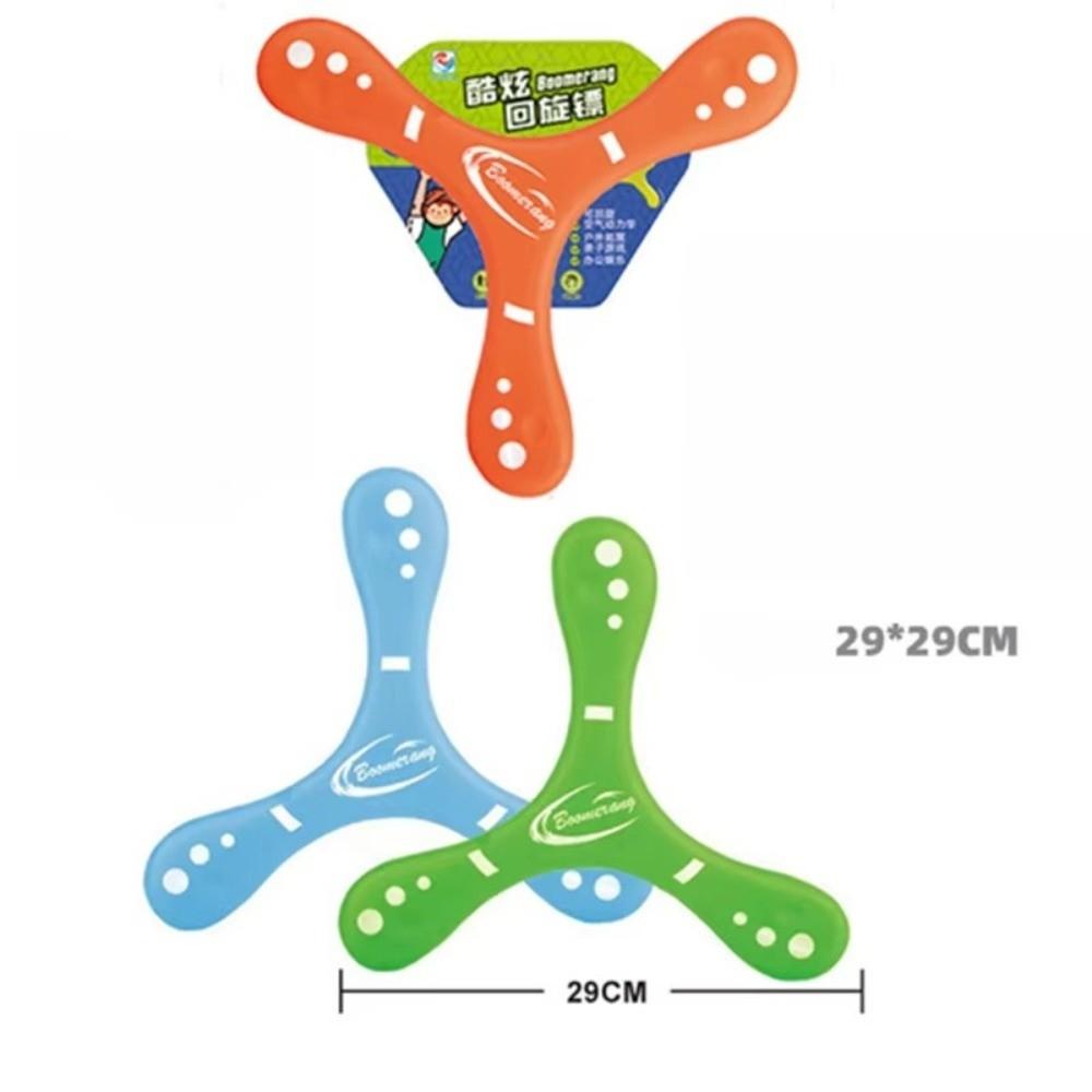 Interactive Children's Boomerang Toys Soft EVA Spinner Three-Bladed Parent-child Interaction