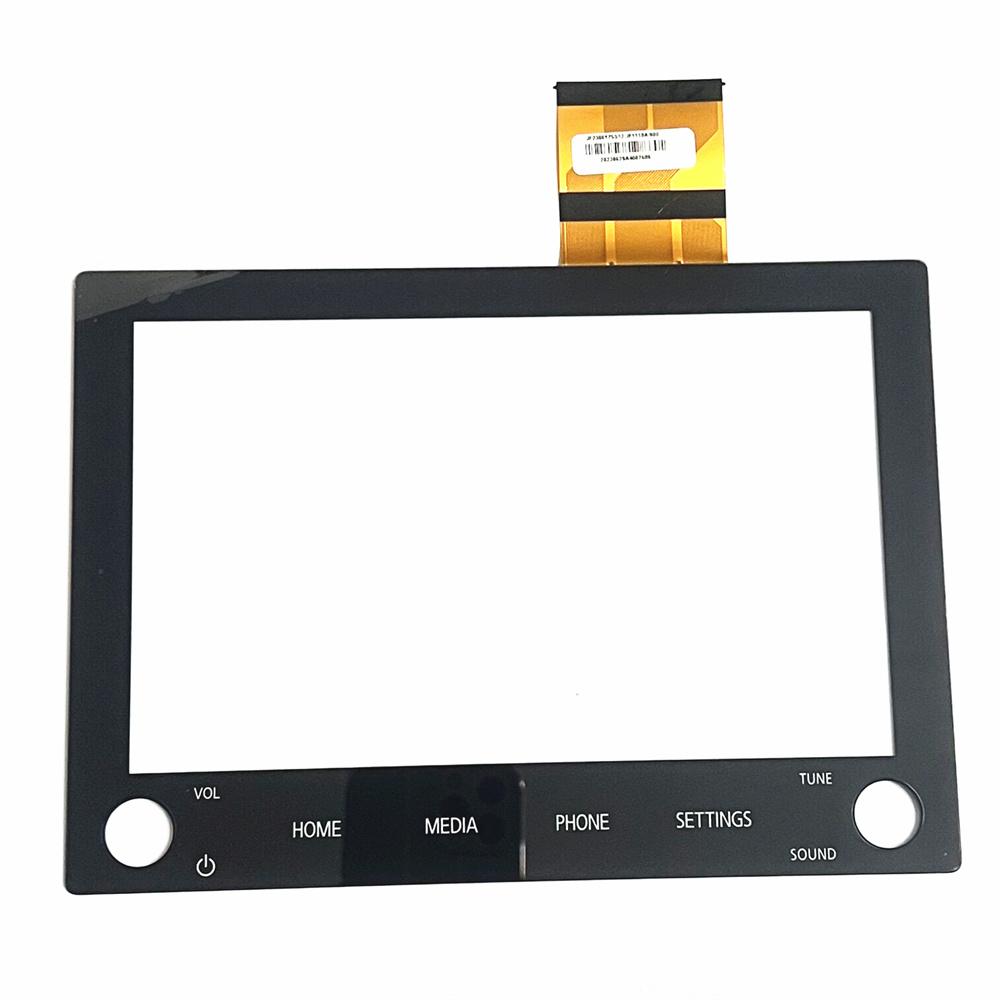 8" Touch Screen Glass Digitizer 2 Knobs 80Pins For Mitsubishi Outlander 8740a076