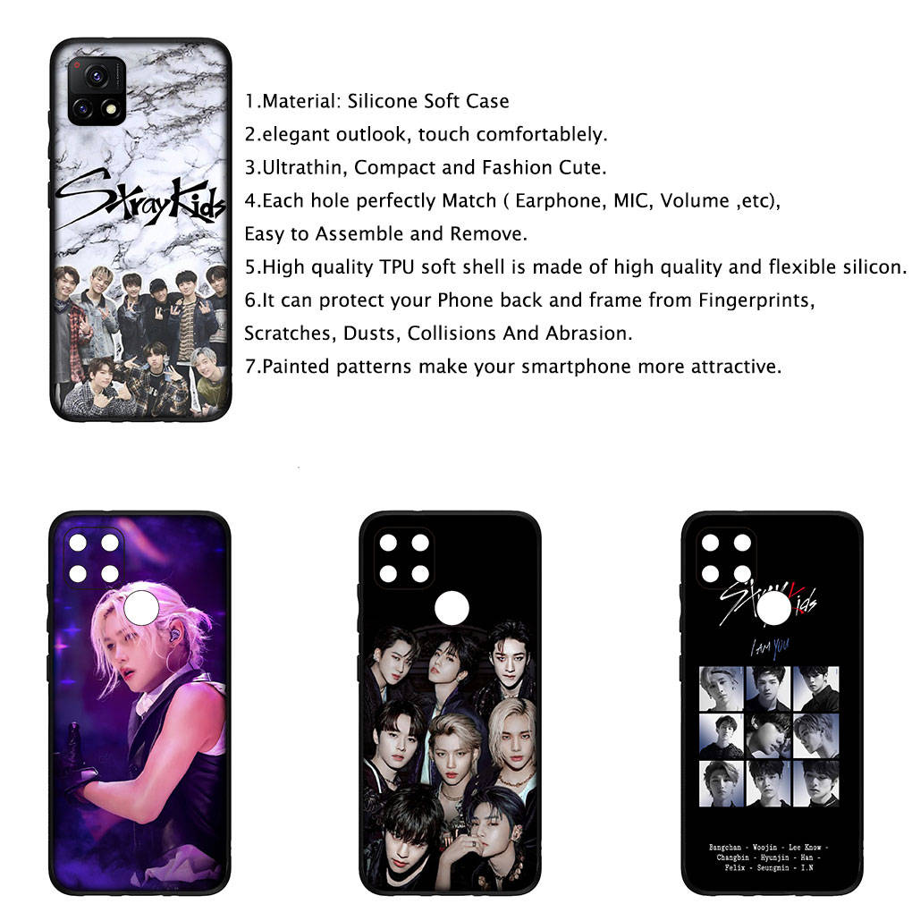 Чехол для iPhone 16 15 Xiaomi Redmi Note 14 13 12 11 Pro Max X 8 16e Samsung Galaxy S25 S24 S23 Moto OPPO Huawei K pop Stray Kpop Kids SKZ Phone Case