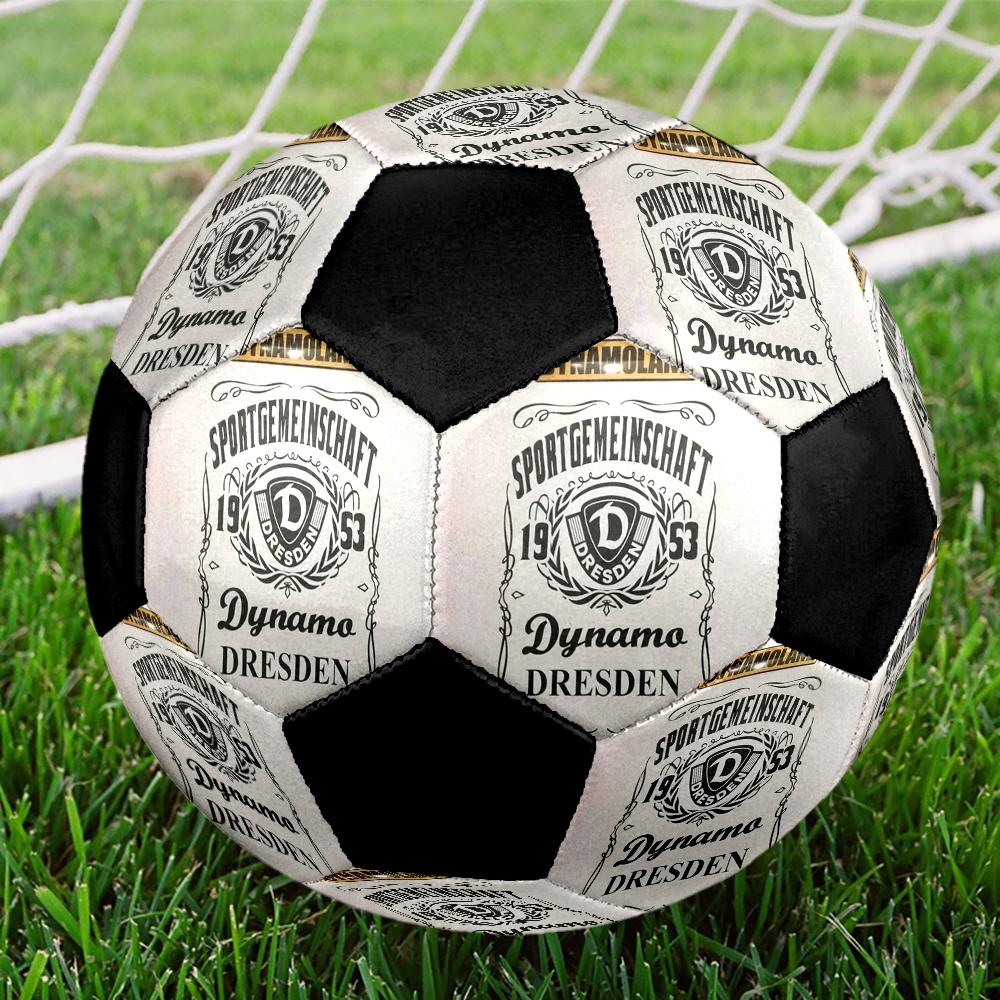 SG Dynamo Dresden Футзальный мяч Разноцветный Машинная строчка ПВХ Размер 5 Командная тренировка Готов к соревнованиям Прочный Высокий отскок Крутой спортивный подарок