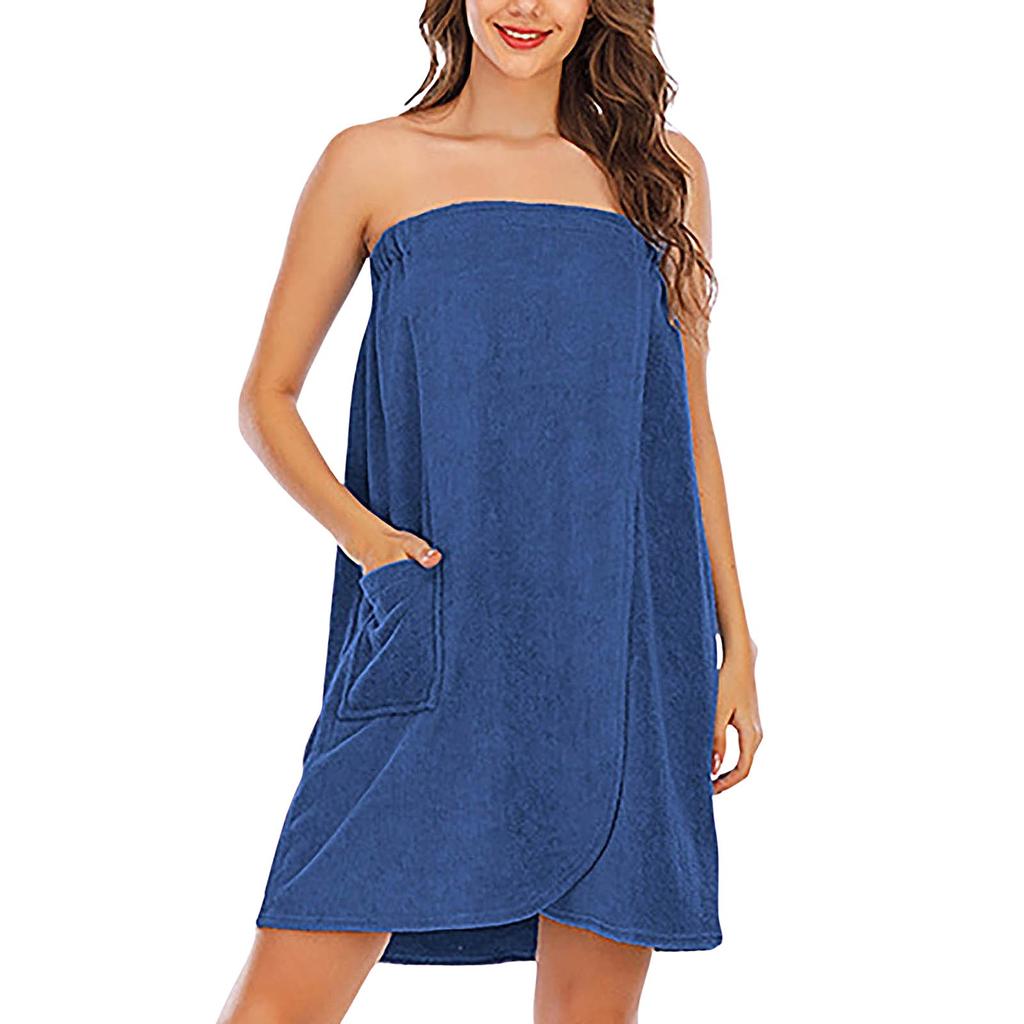 Women's Summer Homewear Bathrobe Absorbent Bath Towel Comfortable Women's Pajamas