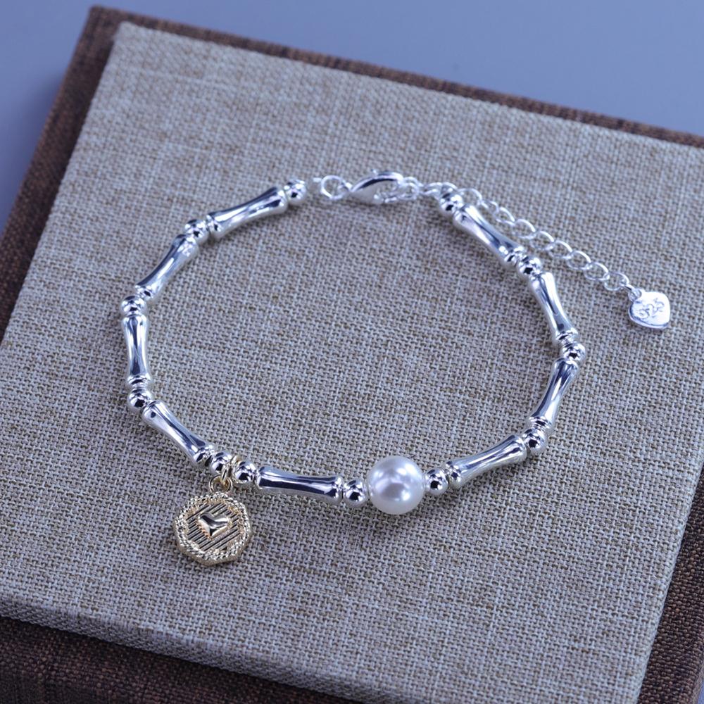 925 Silver Diamond-Studded Butterfly Bracelet Women's Fashion Temperament Flower Adjustable Jewelry