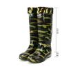 Water Shoes High Tube Camouflage Long Tube Rain Shoes Anti-men Rain Boots Velvet Water Boots Oil Rubber Shoes