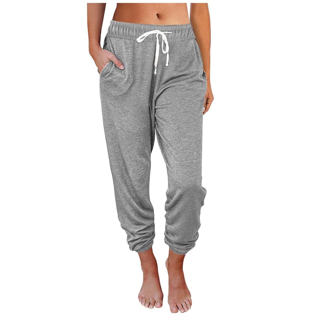 Женские однотонные повседневные джоггеры, легкие спортивные штаны с карманами на молнии, спортивные брюки для тренировок