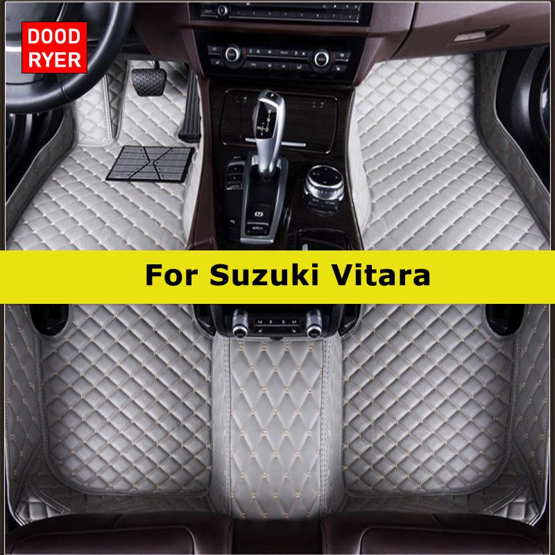DOODRYER Custom Car Floor Mats For Suzuki Vitara 2015-2024 Auto Carpets Foot Coche Accessorie