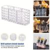 Clear Acrylic Cosmetic Storage Box for Eyebrow Pens and Brushes - Cosmetic Storage Box with Container