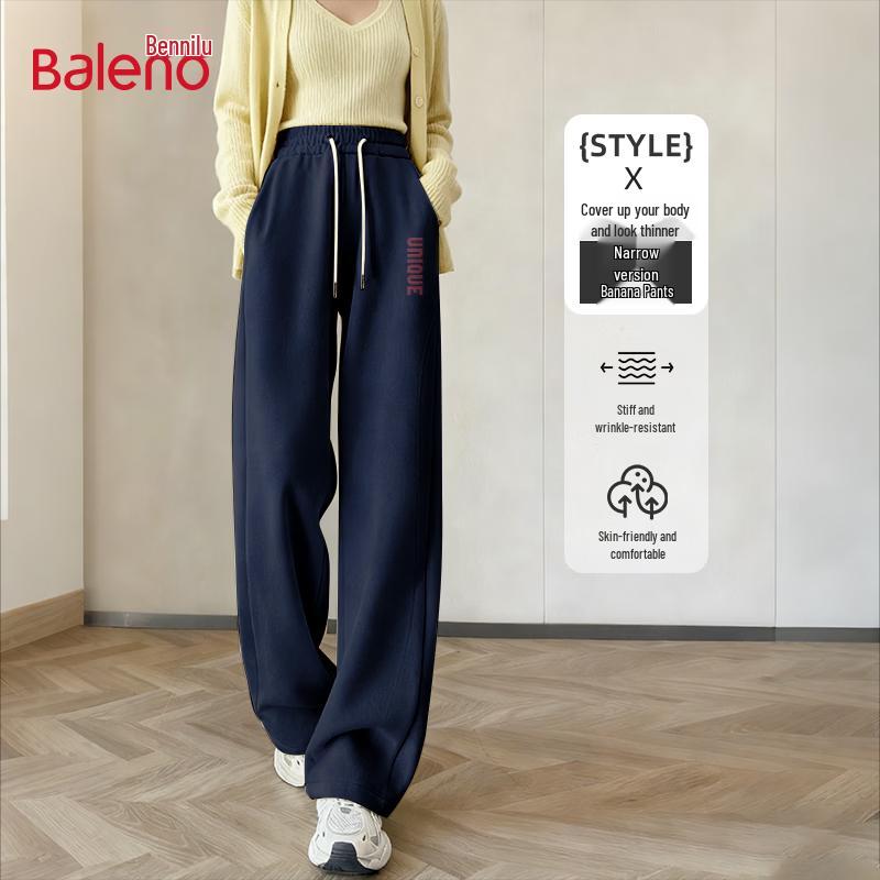 Женские длинные брюки Baleno с высокой талией на кулиске, смесовые
