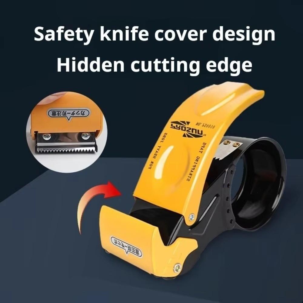 Metal Tape Dispenser DIY Tape Cutter Holder Packing Tool Handheld Tape Cutter  Express Packing