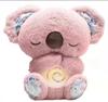 Plush Anxiety Relief Toys Cute Koala Breathing Musical Soothing Doll Toy Sleep