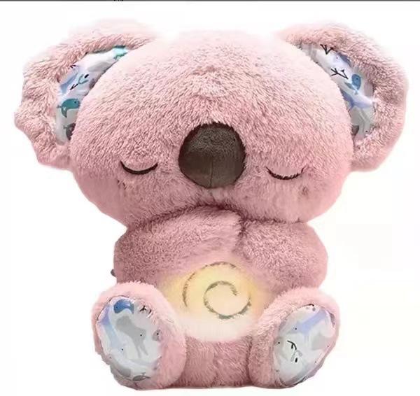 Plush Anxiety Relief Toys Cute Koala Breathing Musical Soothing Doll Toy Sleep