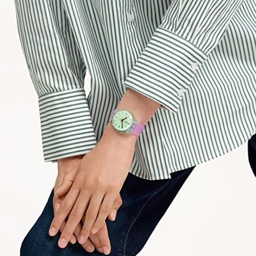 Swatch Mystic Sunrise Gent Watch, SO28G401, Purple