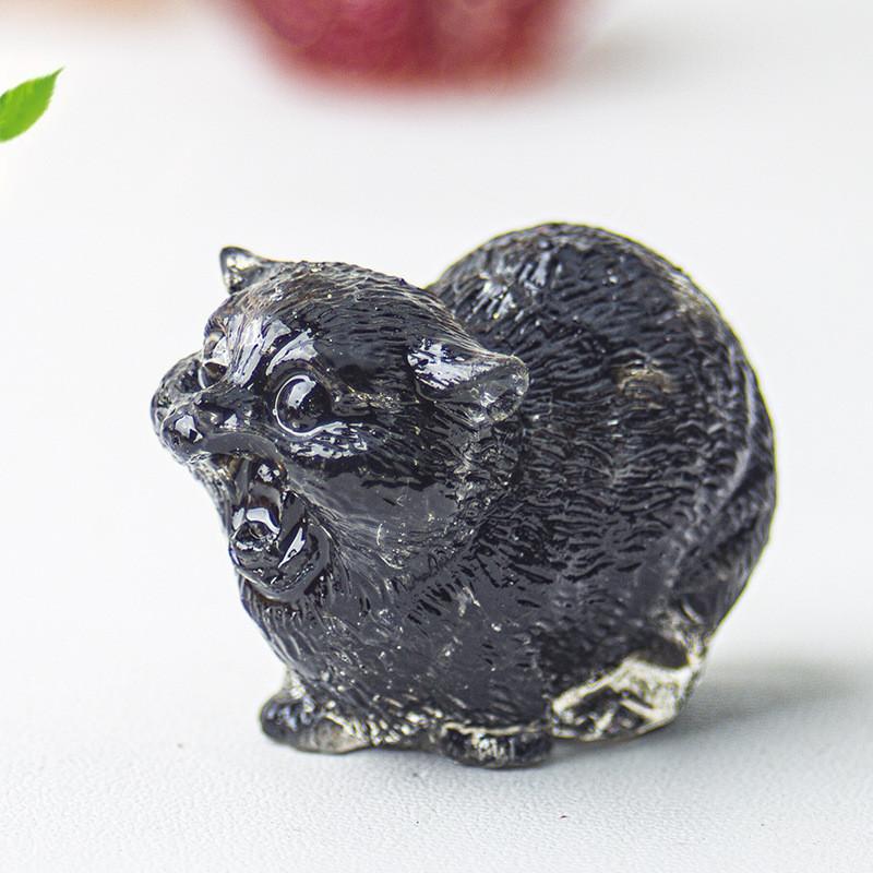 Животные из Кристальной Смолы с Агатовыми Камнями для Домашнего Офиса Настольное Искусство Подарок Друзьям