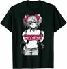 Ретро Waifu Material Sey Anime Girl Симпатичная футболка унисекс