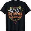 Def Leppard Japanese Pyromania T-Shirt - Men's Unisex Adult Black Short Sleeve Classic Fit Cotton T-Shirt - Size S