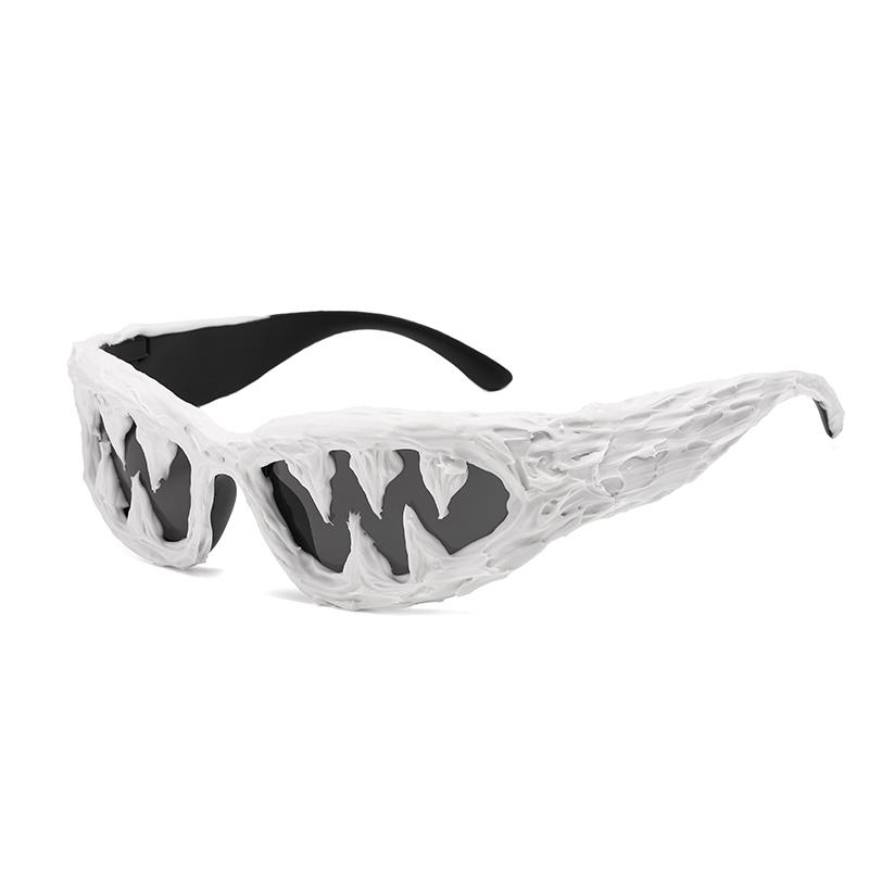 Avant garde sunglasses men dark handmade venom party styling glasses trend mirror female punk mirror fashion