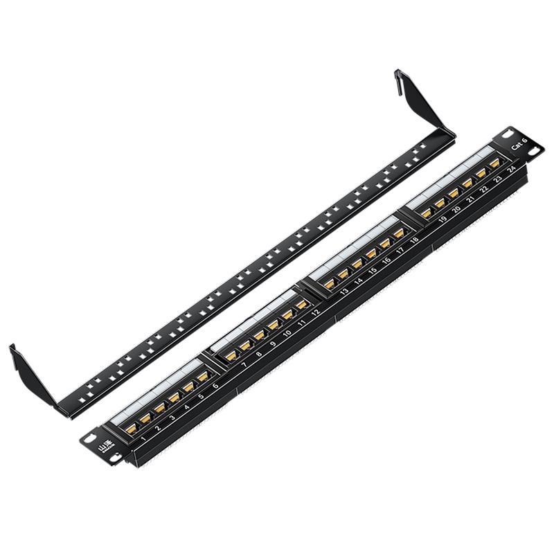 SAMZHE Cat6 Gigabit 24-Port Patch Panel