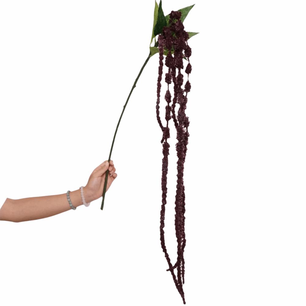 6 Heads Amaranthus Artificial Hanging Plant Long Tailed Amaranth Multicolor Simulated Amaranthus Caudatus Accessories Ornament