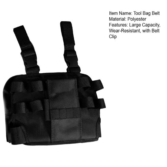 Сумка для инструментов на поясе, большая вместимость, кобура Z Tool Pouch с зажимом для ремня, износостойкая