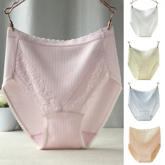 Stylish Lady Underpants Cotton Moisture Wicking Flat Belly