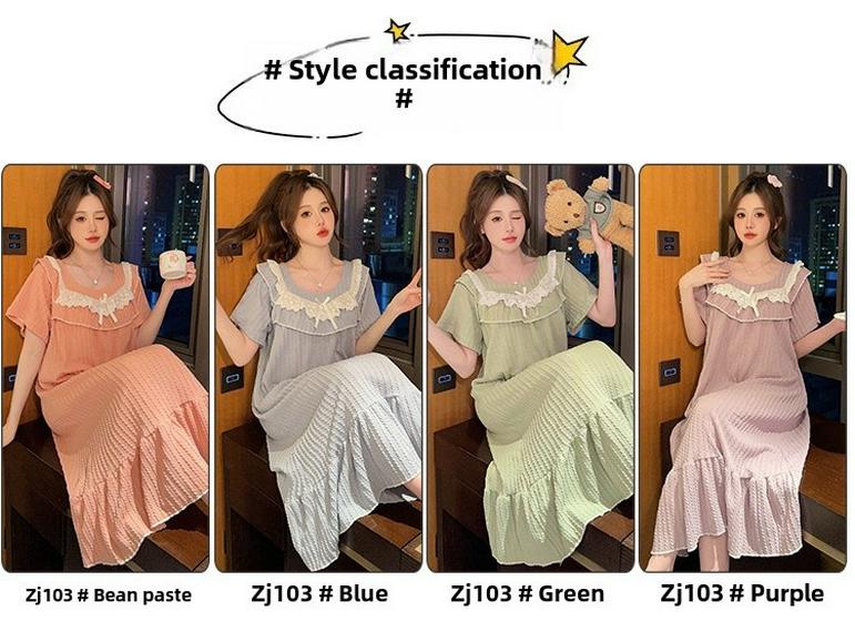 Женская летняя свободная ночная рубашка больших размеров с коротким рукавом – милая и удобная