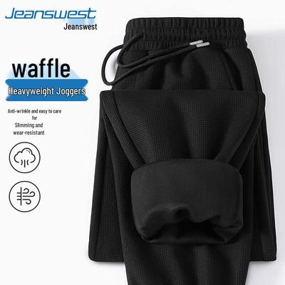 Мужские вафельные брюки-джоггеры зауженного кроя Jeanswest