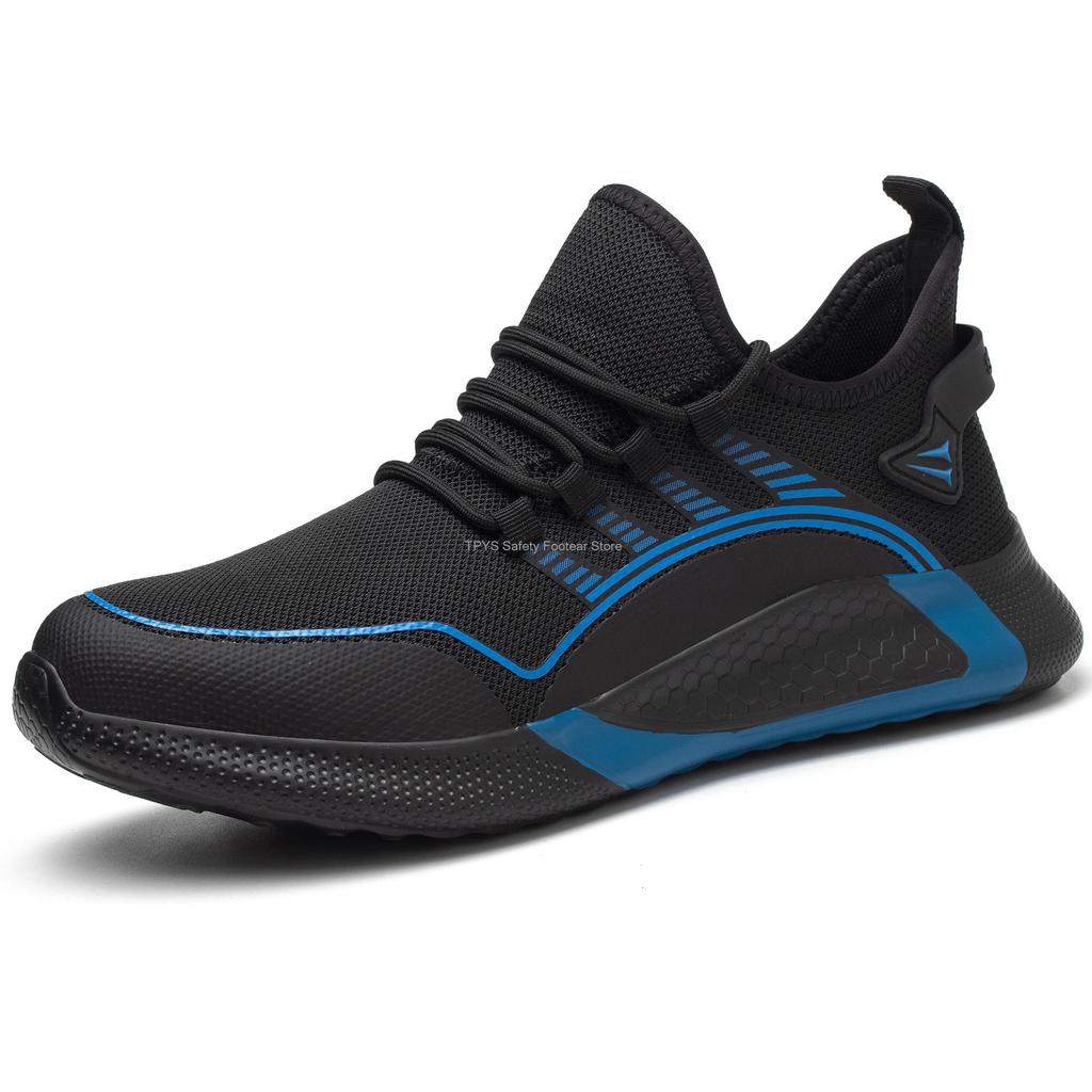 Модные защитные ботинки с защитой от проколов, мужские рабочие ботинки со стальным носком, рабочие ботинки с защитой от ударов, мужские защитные ботинки, промышленная обувь 36-48