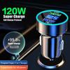 Usb Car Charger Dual Ports 120w Super Fast Charging Adapter For Samsung Galaxy Xiaomi Huawei Iphone 13 12 11 Pro Max 7 8 Plus