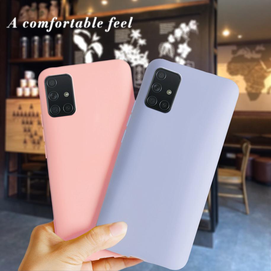 For Samsung A51 A71 Case 2019 High Quality Slim Soft Silicone Cover For Samsung Galaxy a71 SM-A715F A 71 a51 SM-A515F/DSN Bumper