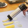 Stainless Steel Spanish Churro Maker Professional Cookie Press Cake Decorating Squeezing Tool Kitchen Accessories