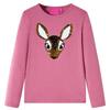 Kids' Long-sleeved T-shirt Raspberry 92/104/116/128/140
