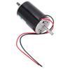 Двигатель постоянного тока высокоскоростной 80 Вт малый CW CCW двойной выходной вал регулировка скорости 24 В