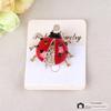Creative Insect Brooch: Seven-Spot Ladybug Pin for Shirts and Jackets