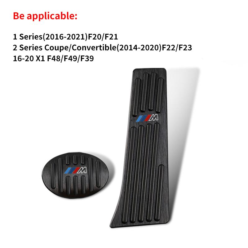 ZUWG9 2025 Hot Car Brake Foot Rest Pedal Cover Alloy Rubber Gas Pedal Protector For BMW M X1 X3 X5 X6 X7 E30 E90 M3 E84 E83 F25 E91 E6