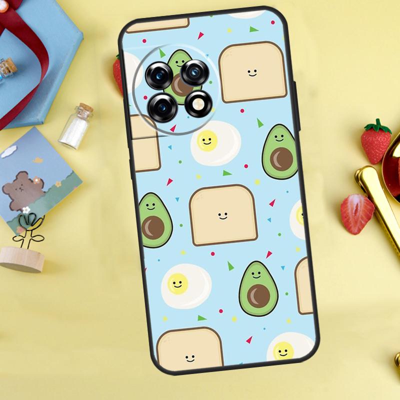 Lovely Avocado Case For OnePlus 13T 13R 12 12R 15 13 11 10 10T 8T Nord 5 CE 2 3 4 Lite Nord N20 N30 Cover