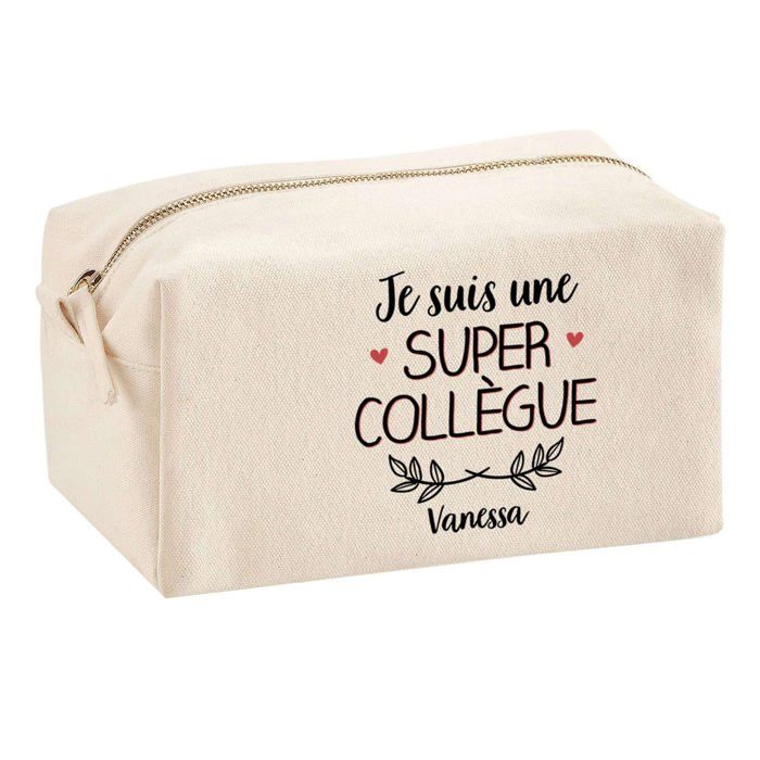 Trousse multifonction Vanessa Super Collègue Cadeau Anniversaire Noël Idée Personnalisé | Trousse Scolaire Fournitures Bureau