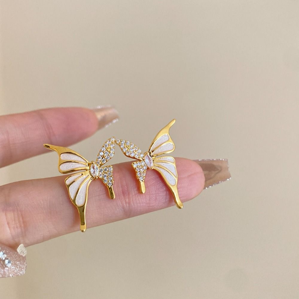 Butterfly Butterfly Stud Earrings Star Butterfly Earrings Fashion Heart Shaped Long Earrings Women