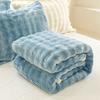 Winter Thickened Double-sided Plush Blanket Bedroom Cover Blanket Premium Rabbit Plush Bedding Nap Blanket Sofa Towel
