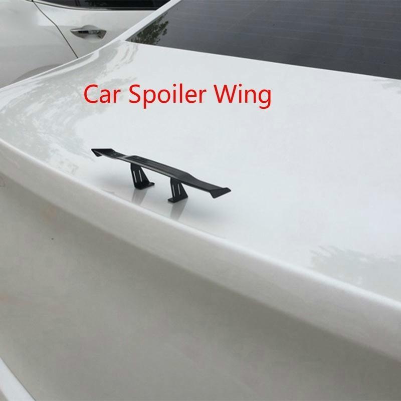 Mini GT Carbon Fiber Car Rear Spoiler Wing No Drilling Required Tail Decoration Auto Exterior Accessories Car Styling