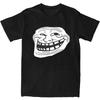 Rage Comic Trollfac T Shirt Funny Anime Hip Hop T-Shirts Short-Sleeved Awesome Tops Summer Pure Round Neck 6XL Clothes