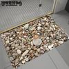 3D Carpet Bathroom Anti Slip Quick Drying Foot Mat Entrance Stain Resistant and Easy To Maintain Foot Mat