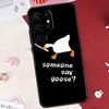 Мультяшный Милый Гусь Чехол Для Samsung Galaxy S24 FE S20 FE S21 S22 S23 S25 S26 Ultra S10 Plus S25 FE Чехол-Оболочка