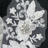 Mesh Embroidery Pair Of Flowers Collar Flower Clothing Accessories Decal Diy Wedding Dress Accessories