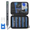 120 In 1 Small Portable Cordless Power Screwdriver, with 100 Precision Bits & LED Light & 20-bit, Handy Repair Tool for Phone, Watch, Camera, Laptop